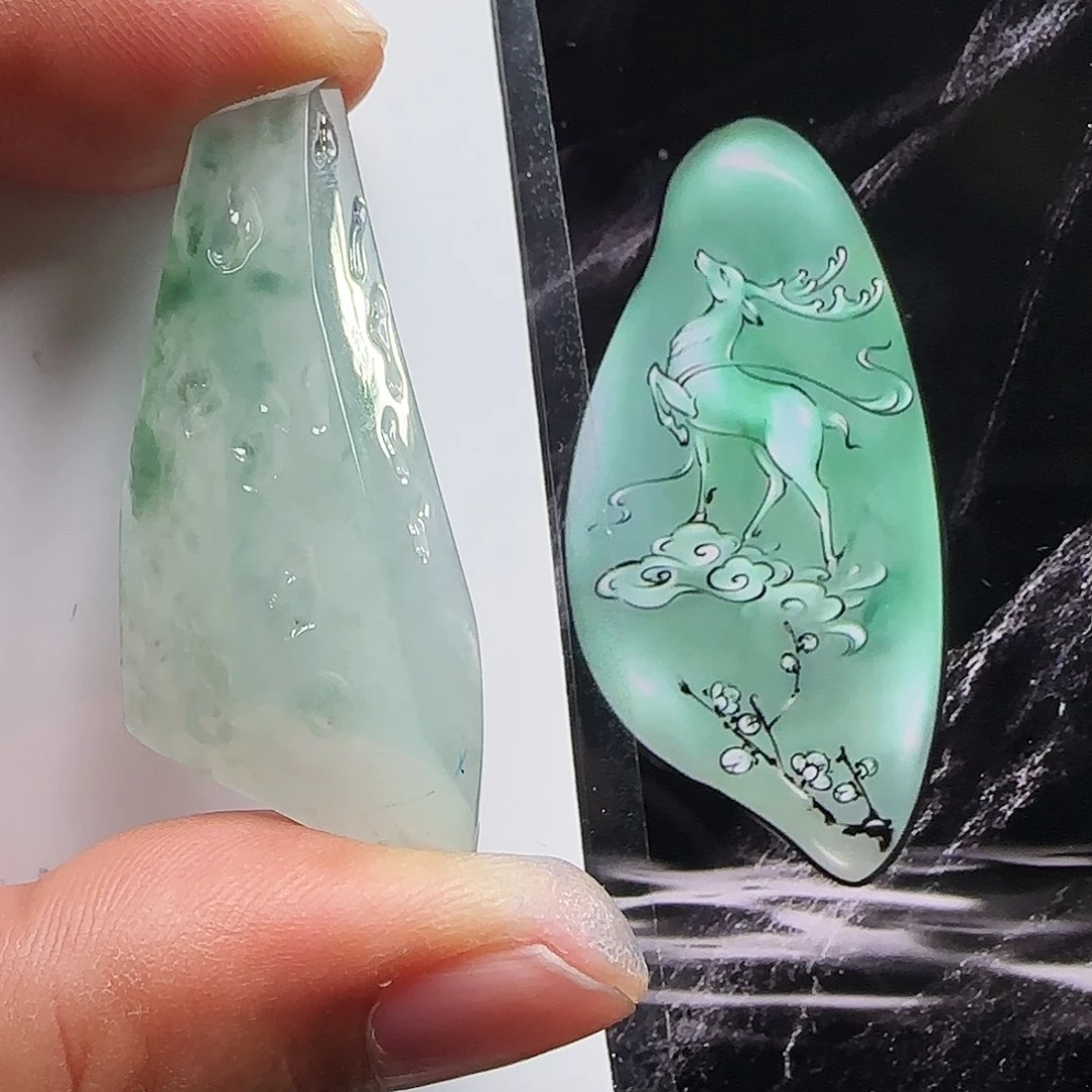 定制翡翠未镶嵌翡翠