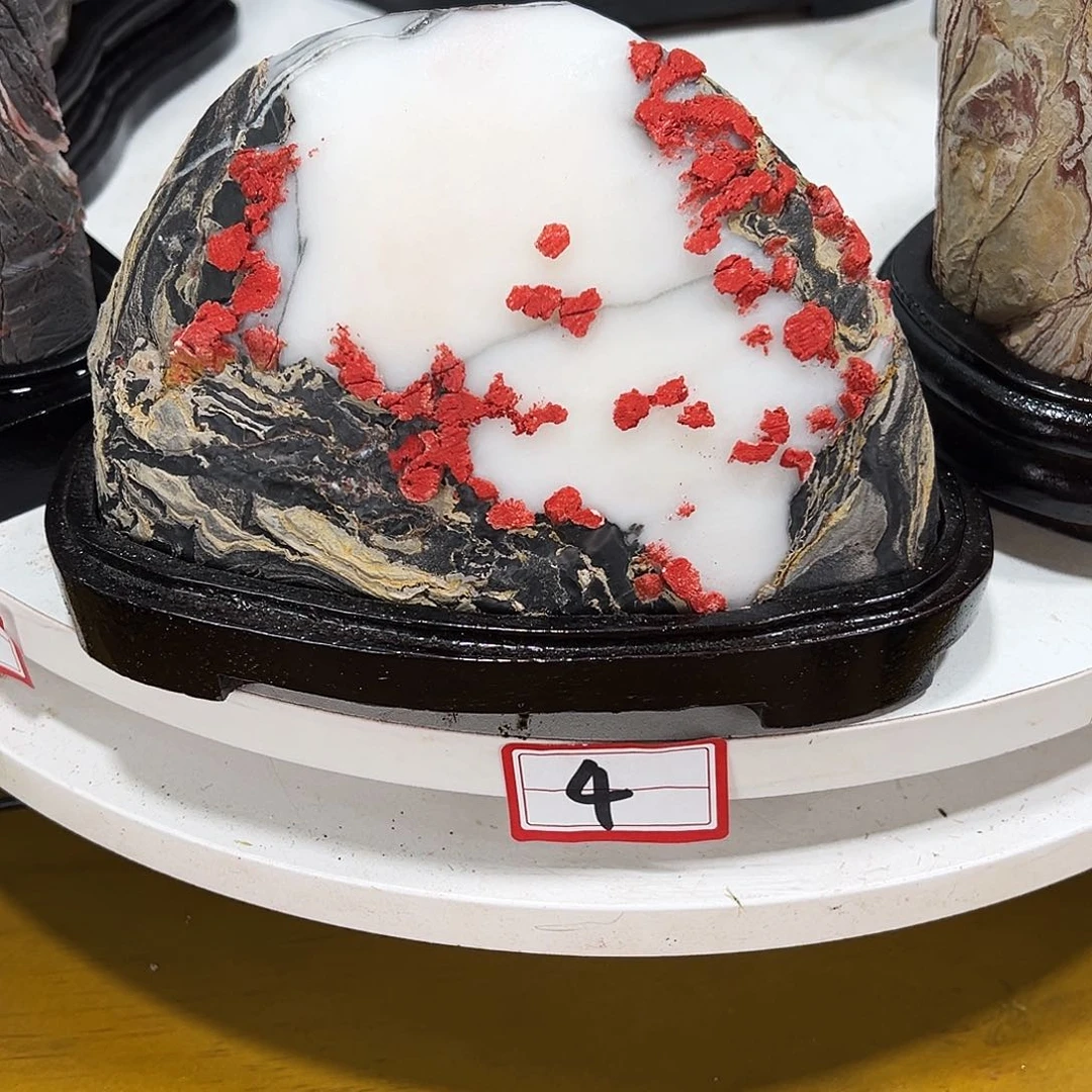 石头灵璧石白灵玉