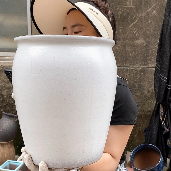 紫砂花盆正品口25高31