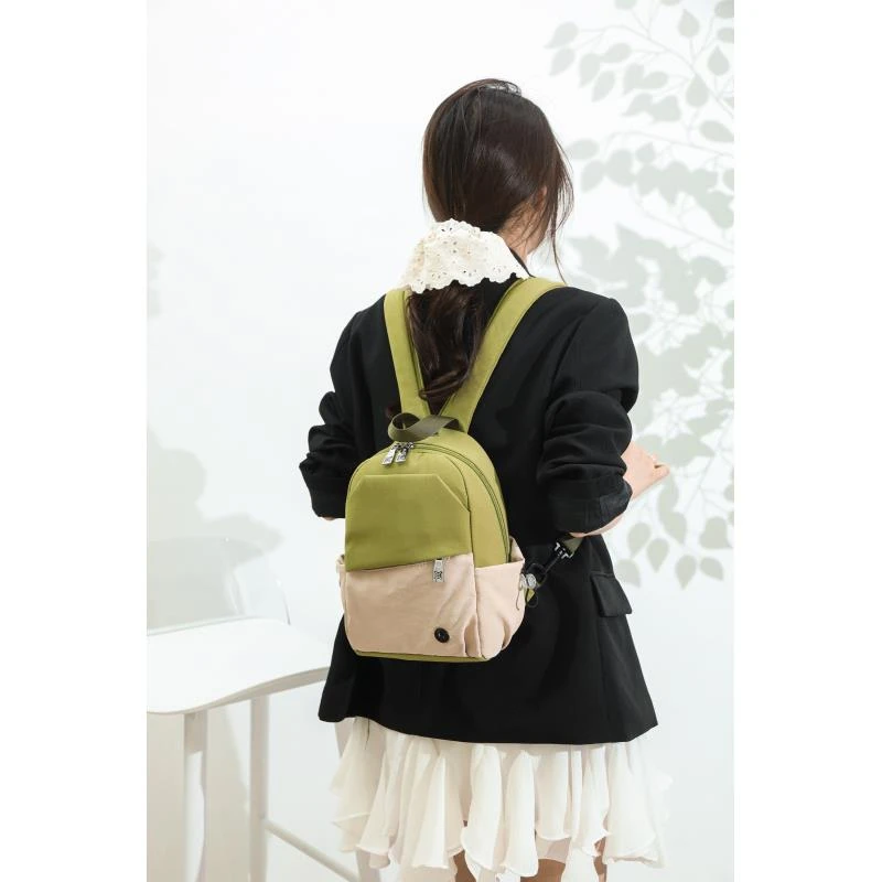 2025CVC 轻奢多功能单肩潮流双肩背包斜背轻便包韩版休闲包5089