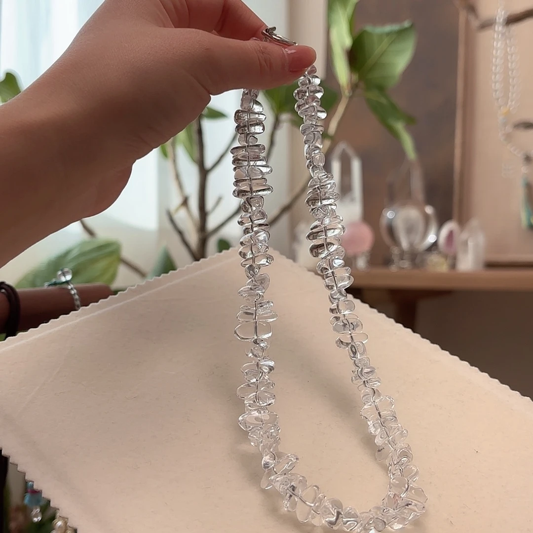 琳***当颈饰水晶银S925镶嵌设计款