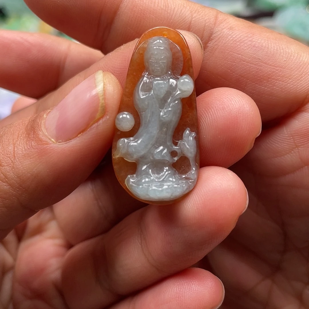 颈饰未镶嵌翡翠翡玉缘翡翠