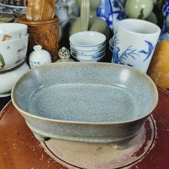 润***古摆件全手工制作的瓷器