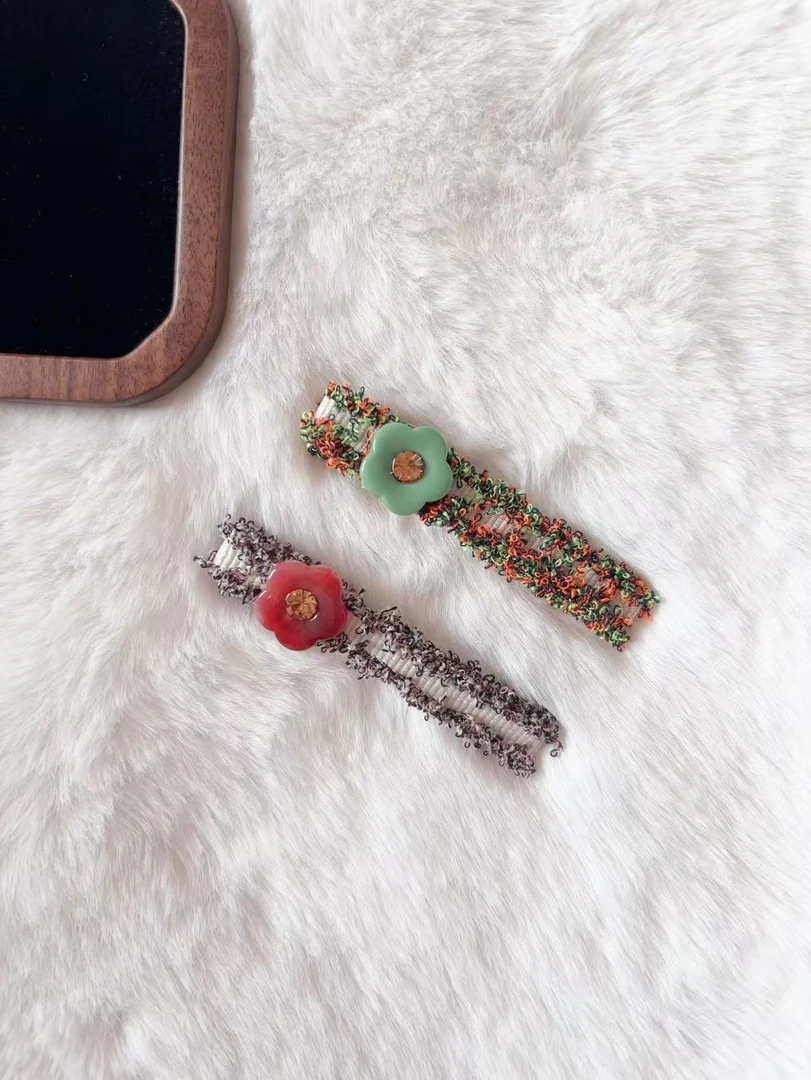 布艺可爱百搭发夹A82