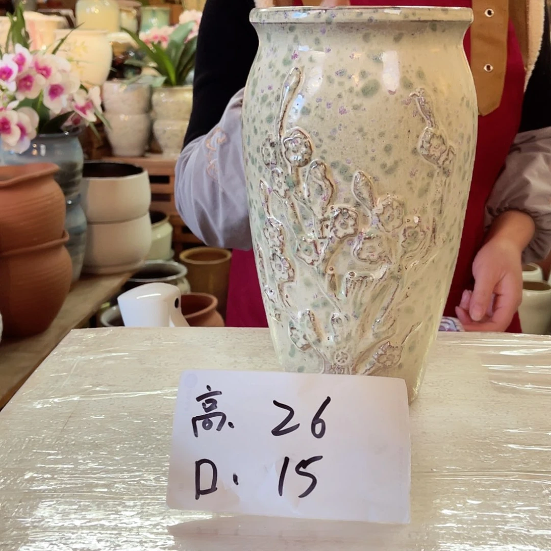 紫砂花盆高度26口径15