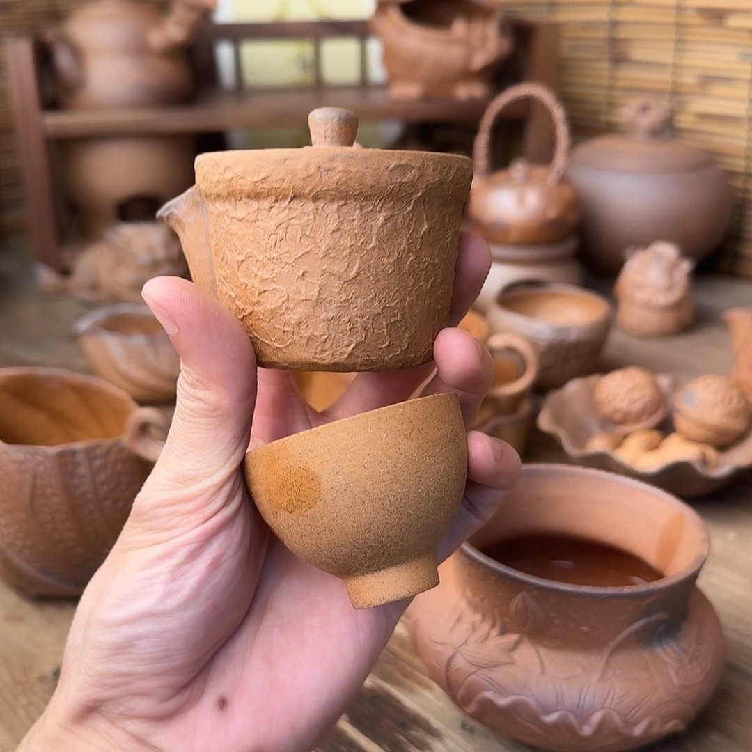 原矿老岩泥茶器系列