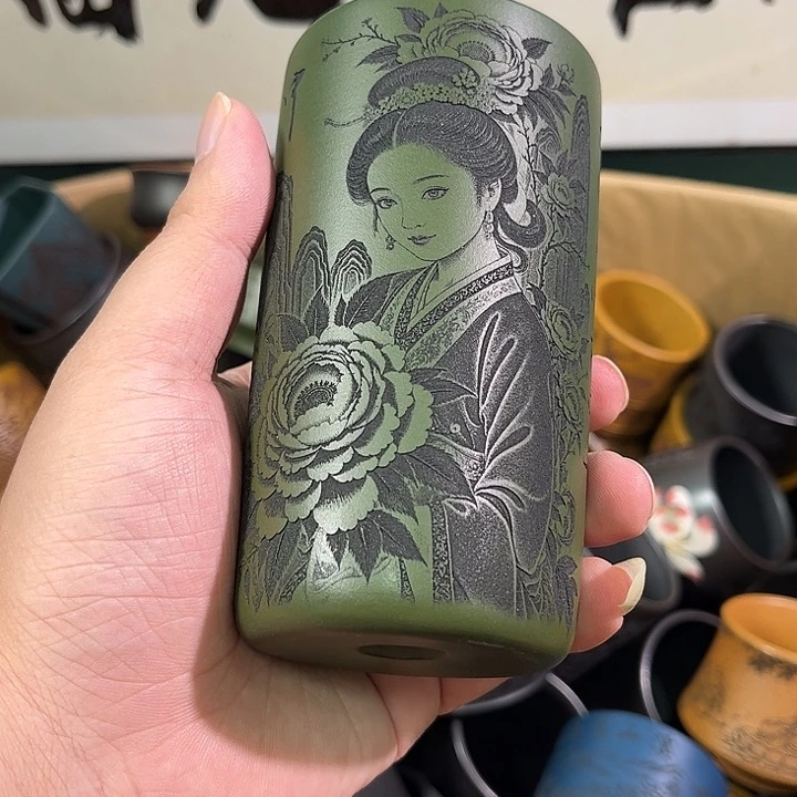茶杯紫砂全手工紫砂主人杯