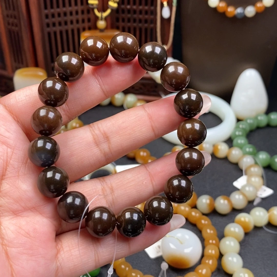 和田玉手串未镶嵌