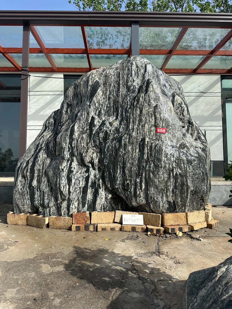 【下单联系客服】门牌石刻字石庭院景观石