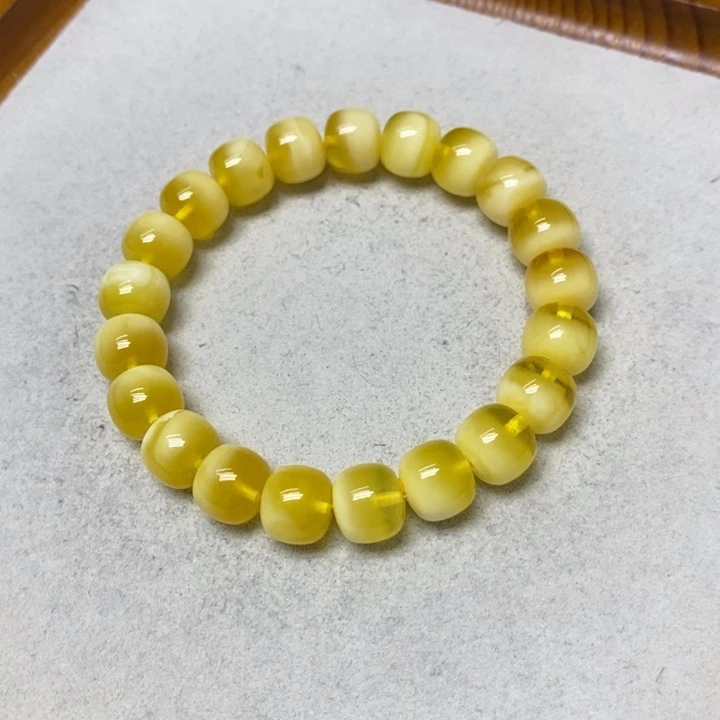 蜜蜡未镶嵌裸石串