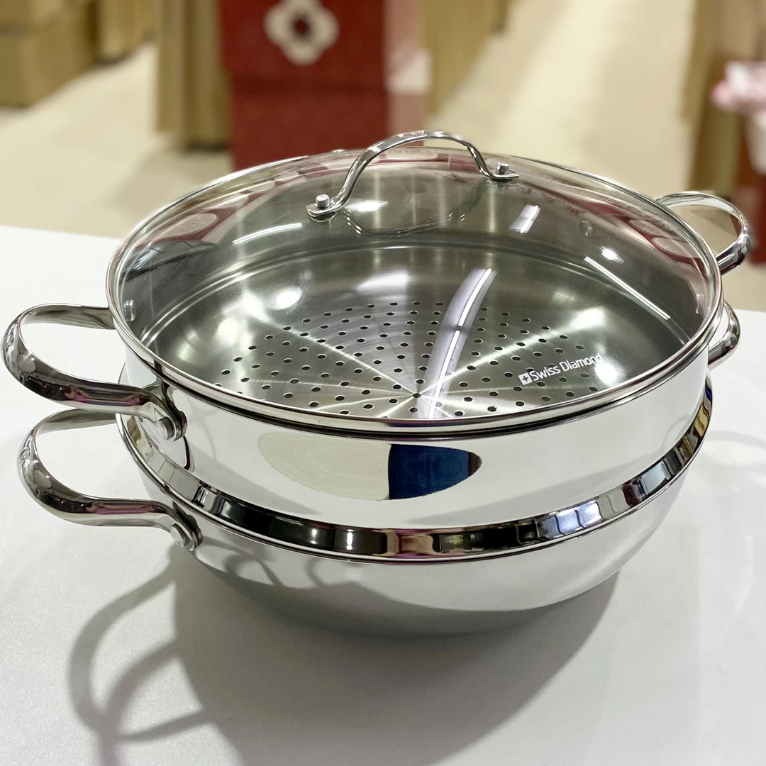 【粉丝回馈】不锈钢双层炒锅