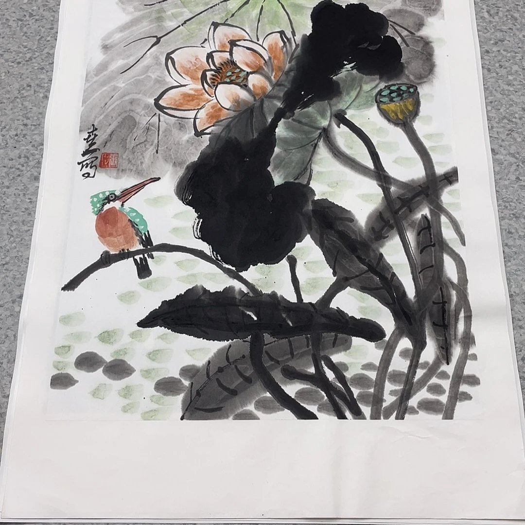国画1.4平尺国画作品