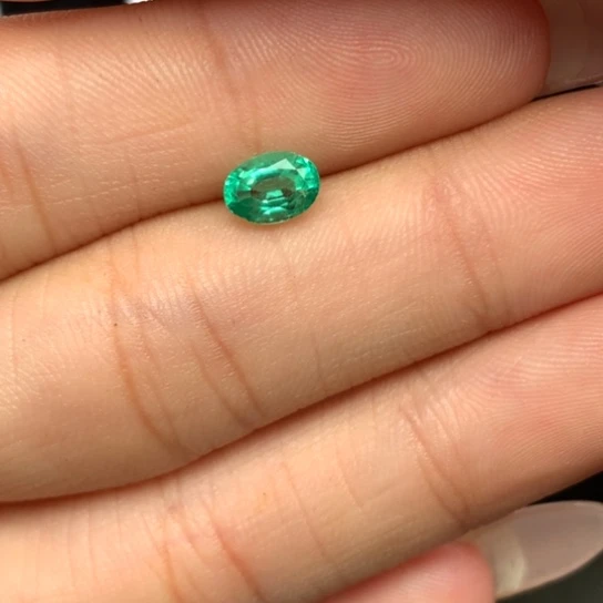 裸石祖母绿天然祖母绿裸石0.62ct大证