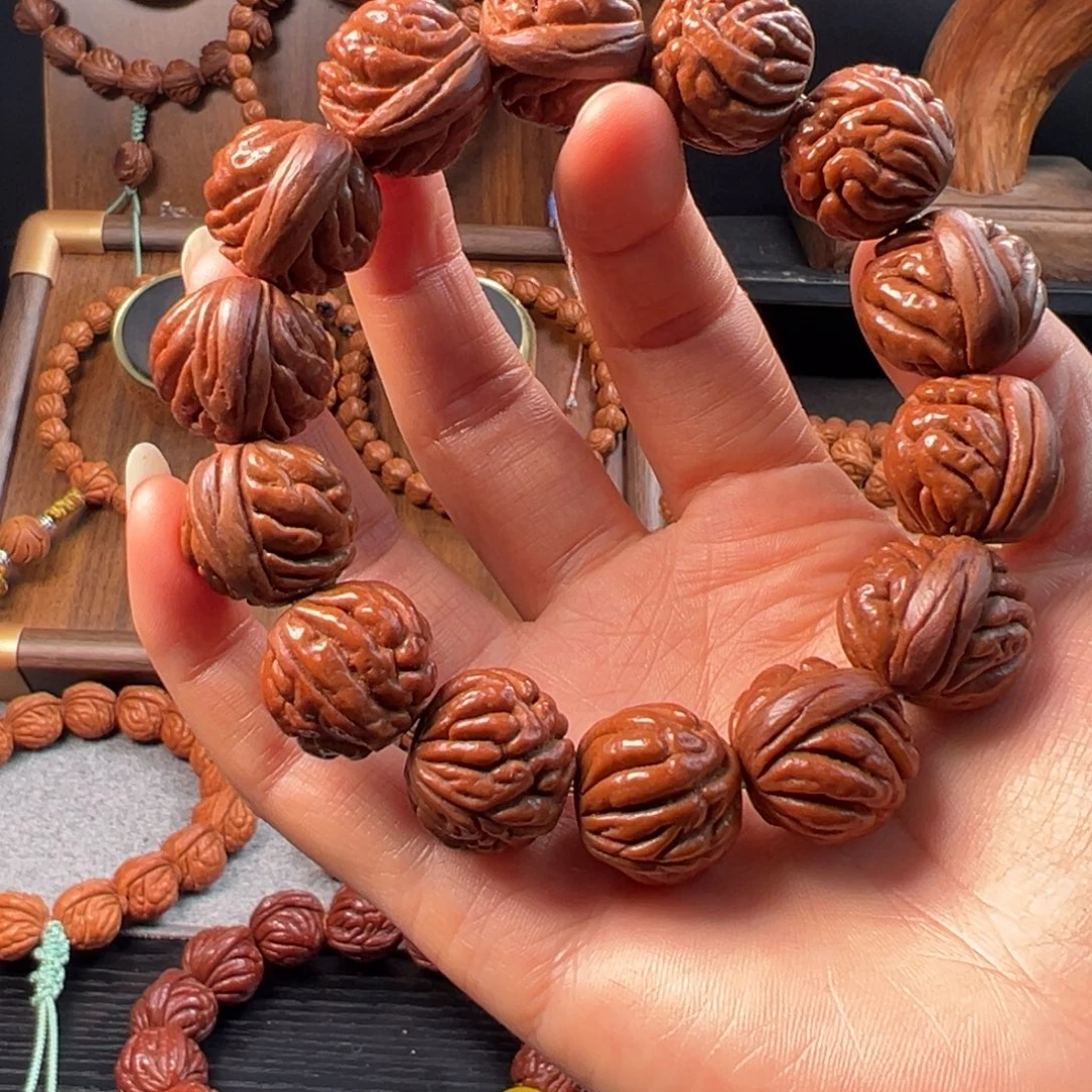 吊坠桃核20野生豹子头