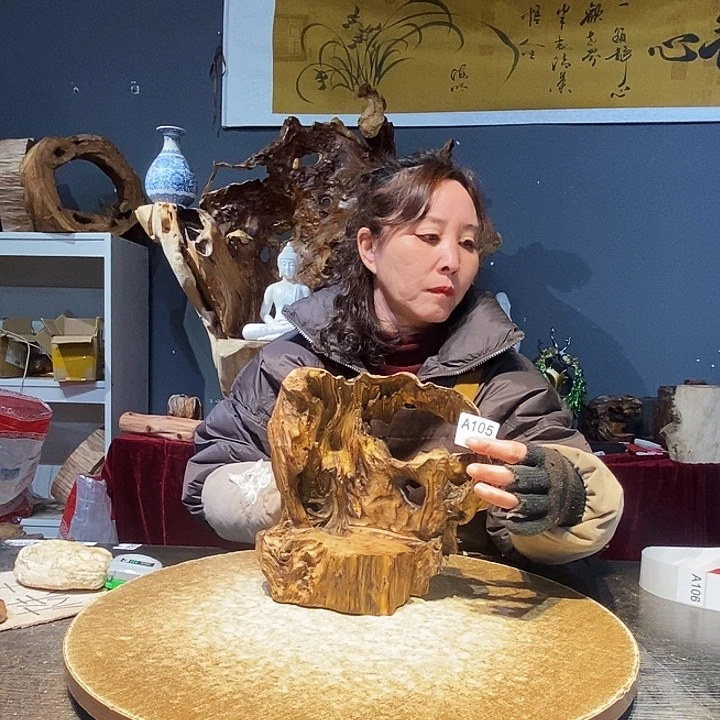 天****起105株木的随行的根艺