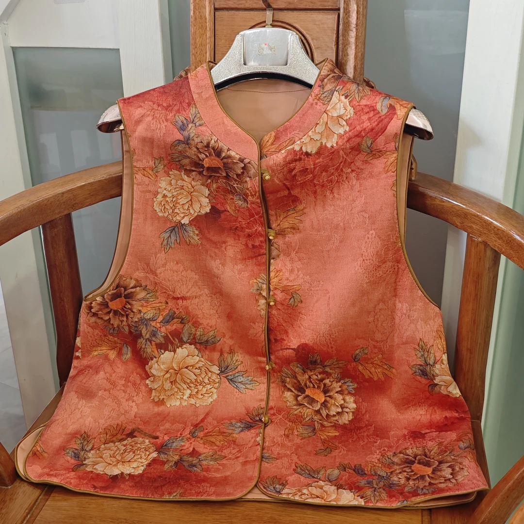 【燕珍时装】2025秋季新款013新中式时尚潮流马甲