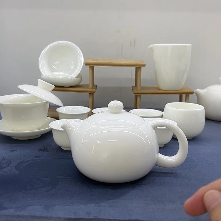 德化白瓷300毫升大壶套装