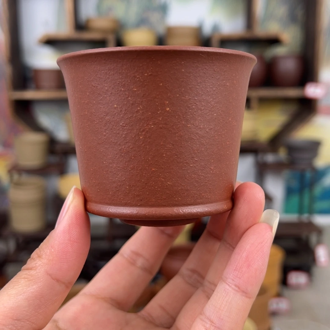 紫砂茶杯拙器甄选，纯原本矿。