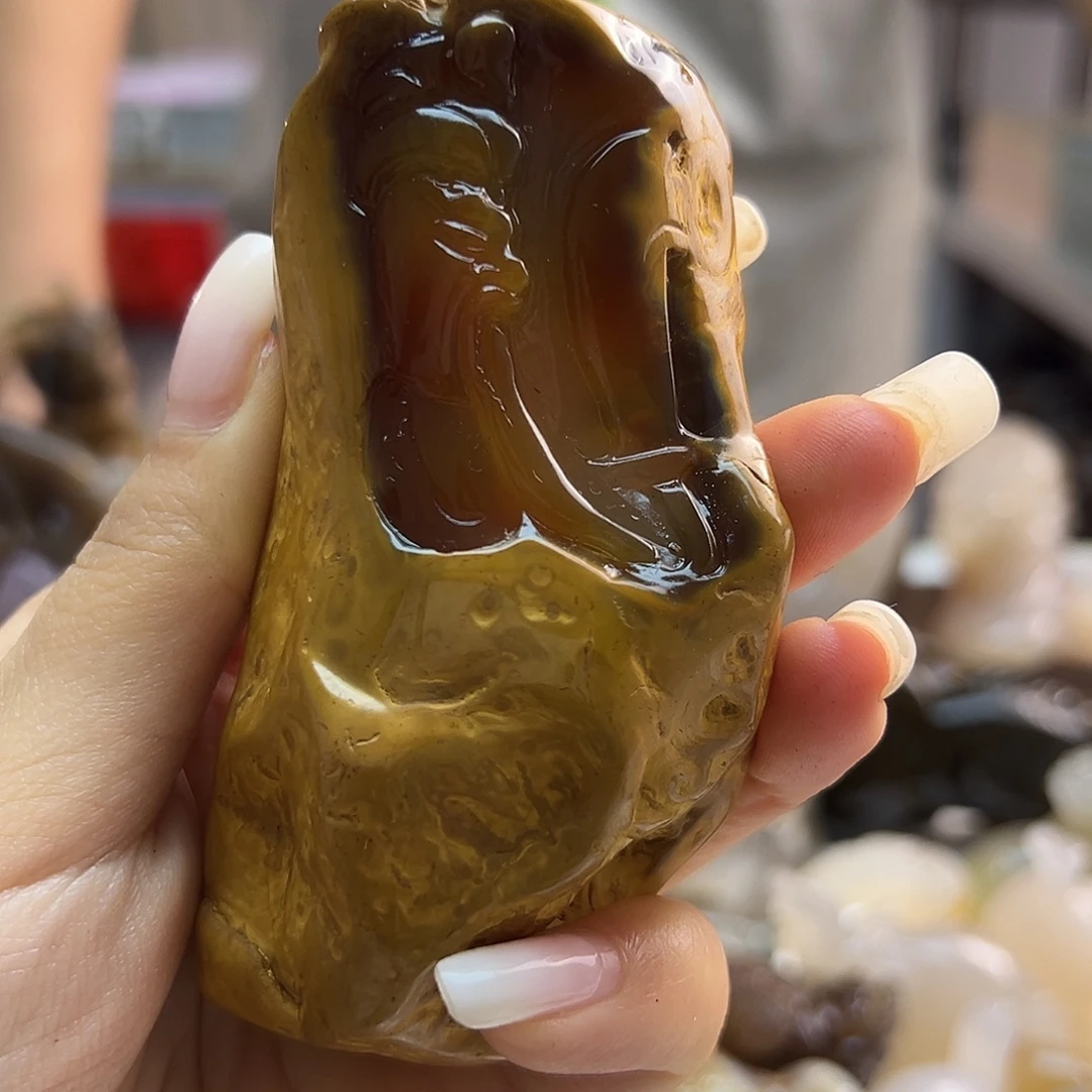 玛瑙/玉髓未镶嵌吊坠(不含链)