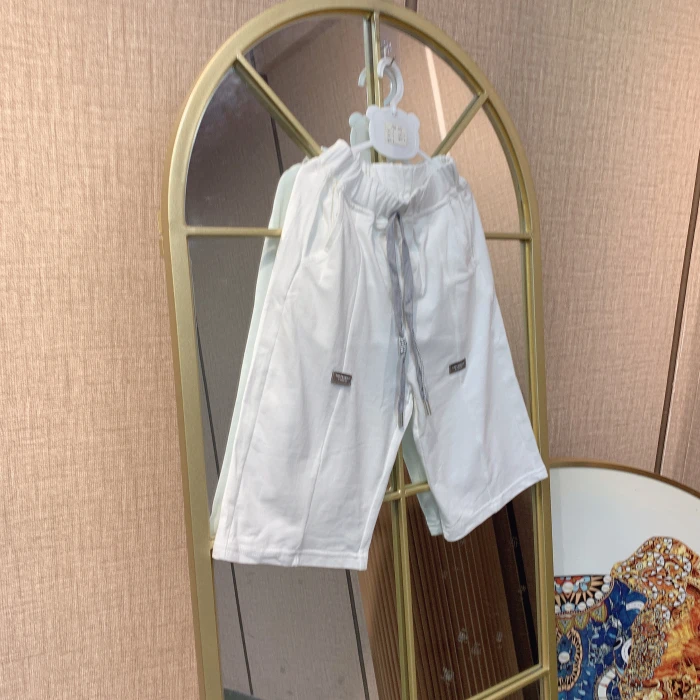 AB287    宝宝白色休闲裤子   夏款
