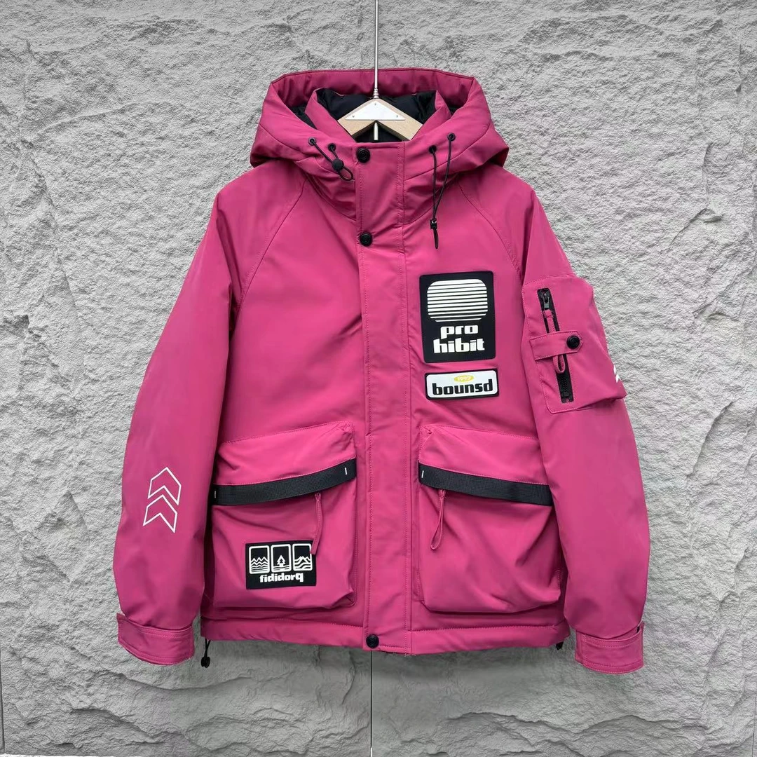 《御寒战甲》冬季连帽工加厚冲锋衣外套-2032