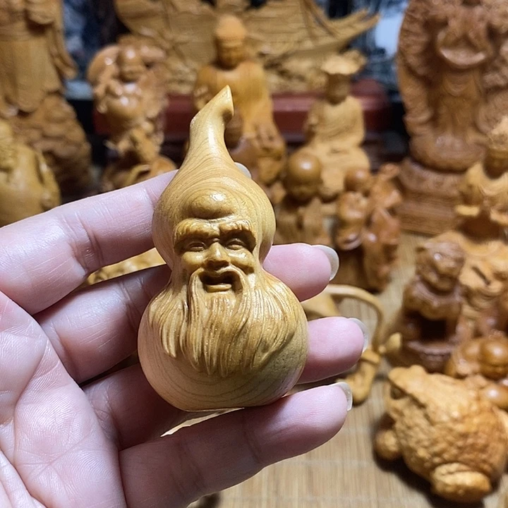 柏木（崖柏）把件葫芦