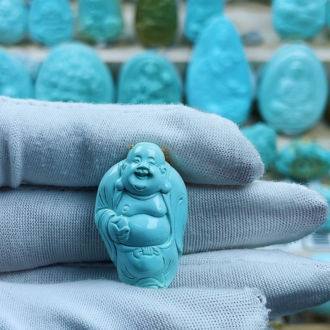 绿松石未镶嵌珠宝奇石