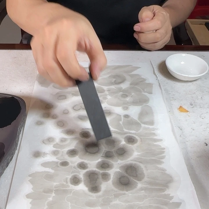 上党碧松烟1两白版墨