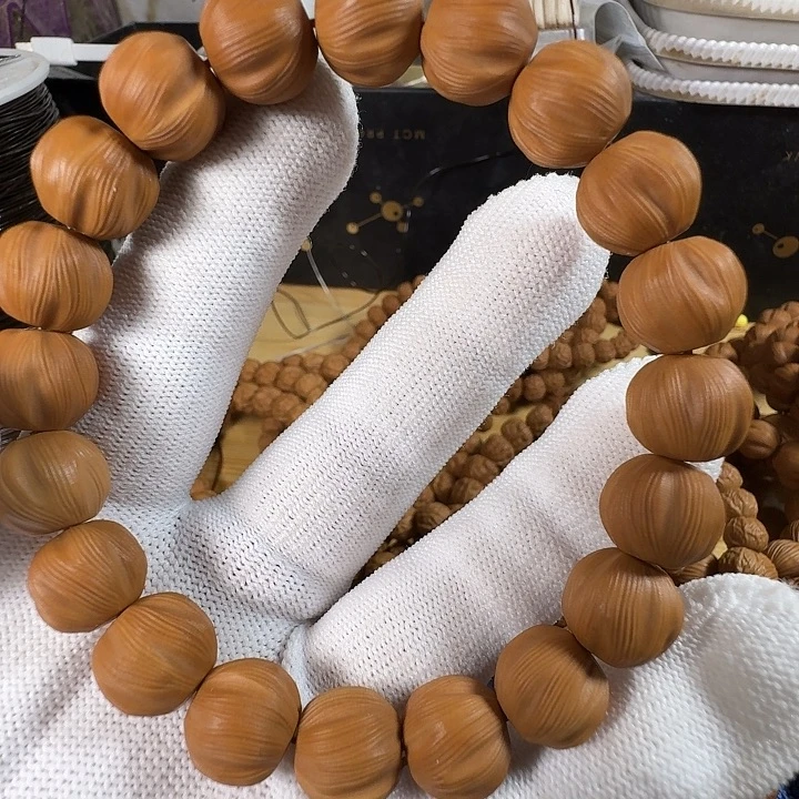 手串猴头核桃猴头雕刻无相扭转手串