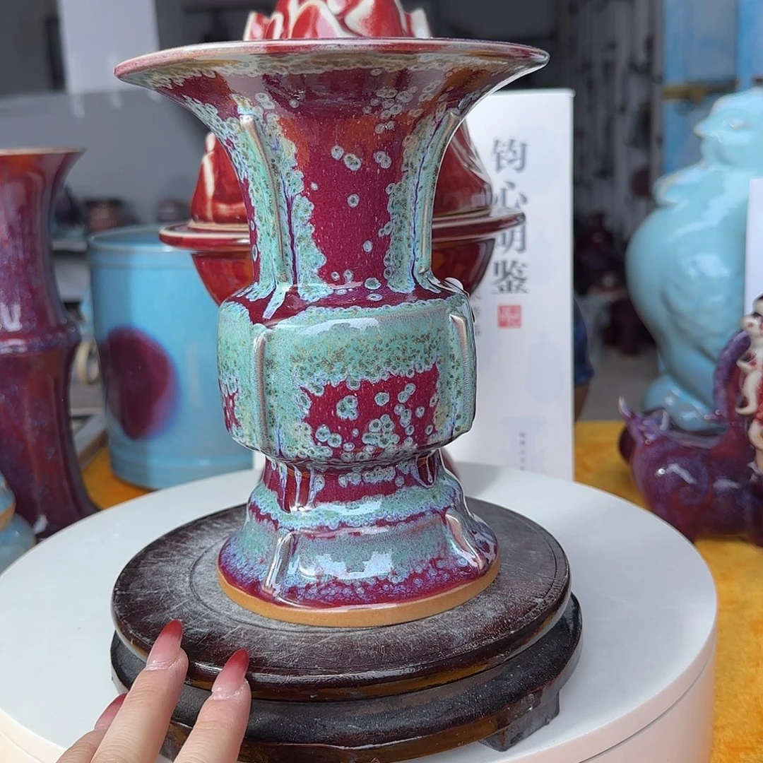 陶摆件郑家钧窑摆件