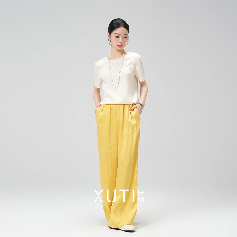 序缇『飞泉挂佩』春夏新款复古国风新中式女装裤子S22-8122