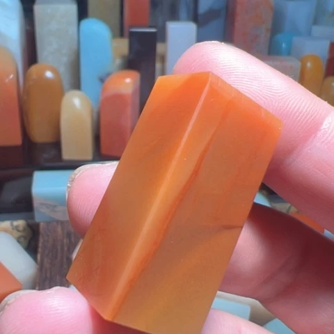 寿山石印石老挝石印石印章