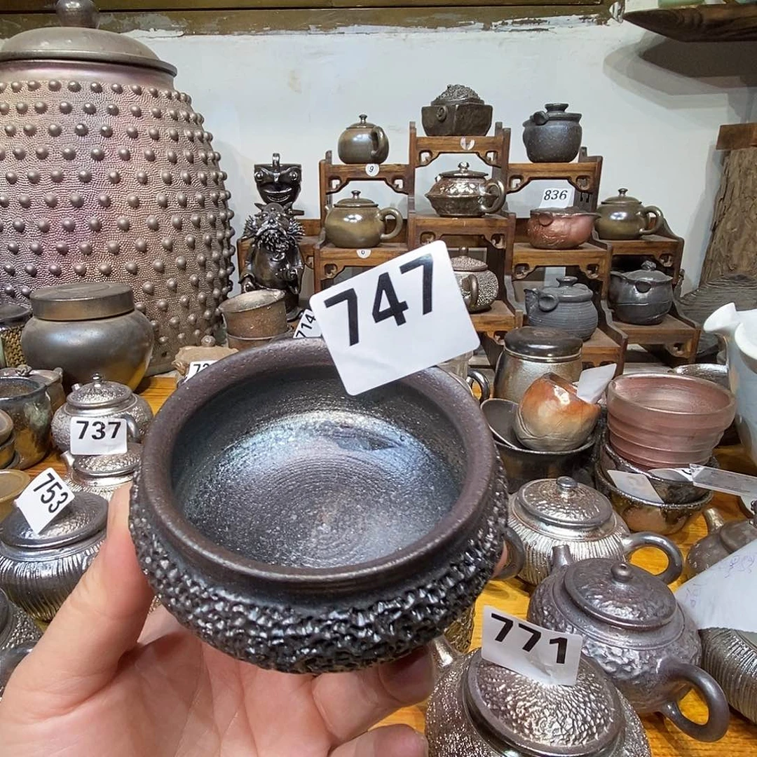 高温柴烧陶泥主人杯