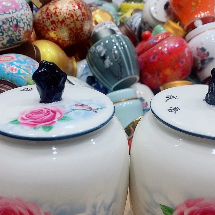 手工艺品琉璃储存罐茶叶罐密封罐