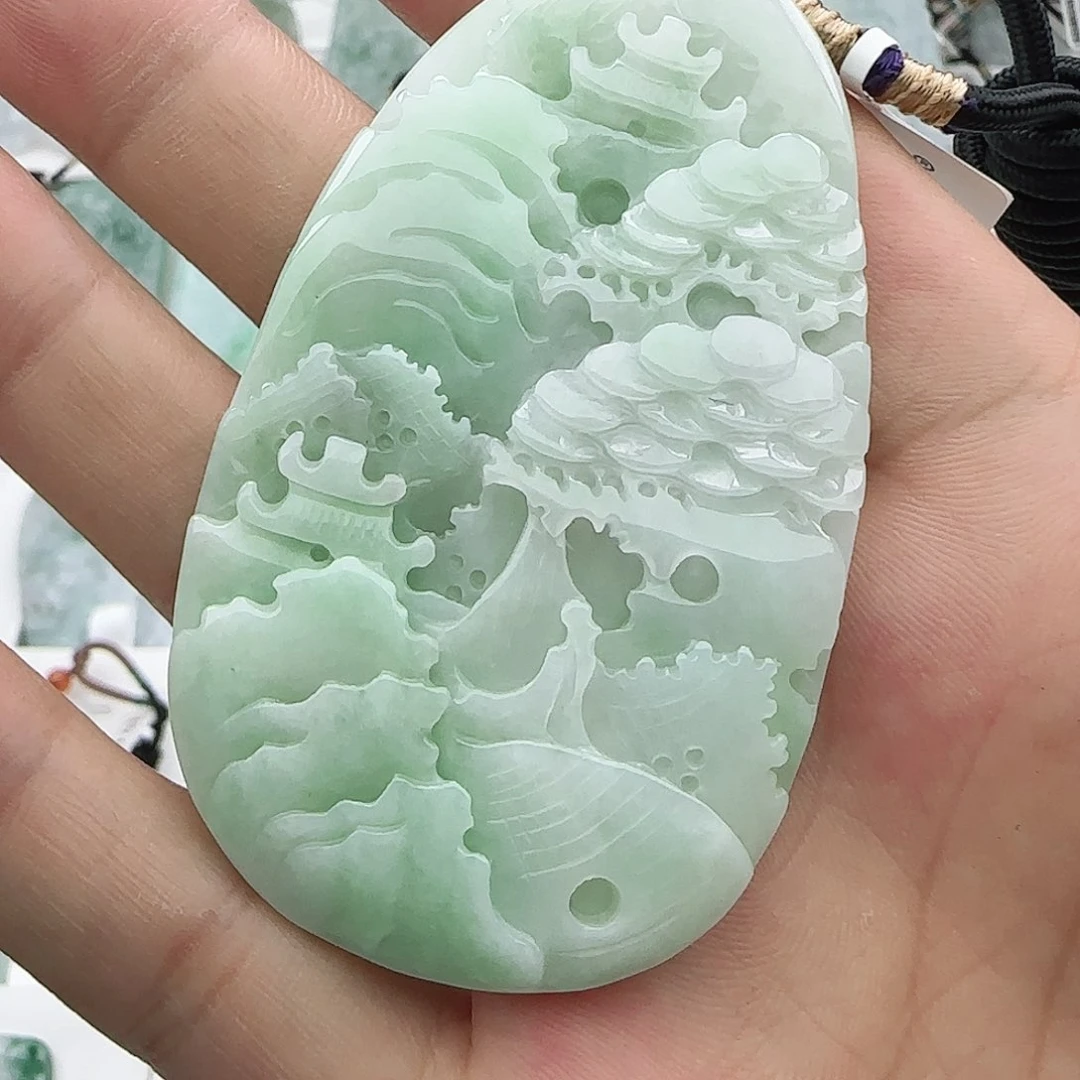 翡翠未镶嵌颈饰翡翠