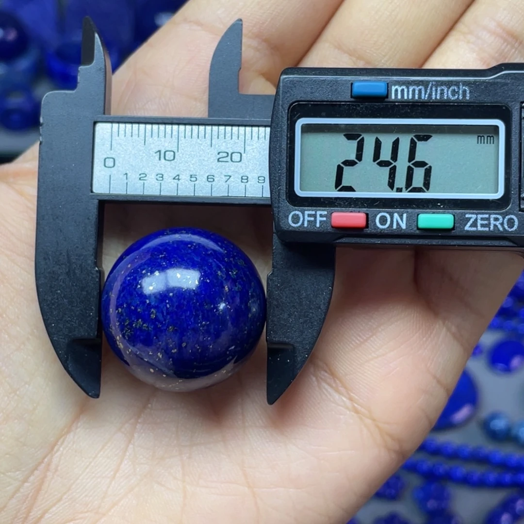 知***锦青金石未镶嵌24mm单珠配饰