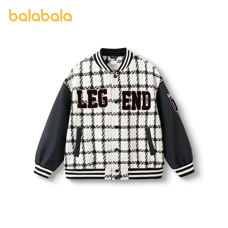巴拉巴拉儿童外套棒球服男童春秋款秋季大童休闲时尚