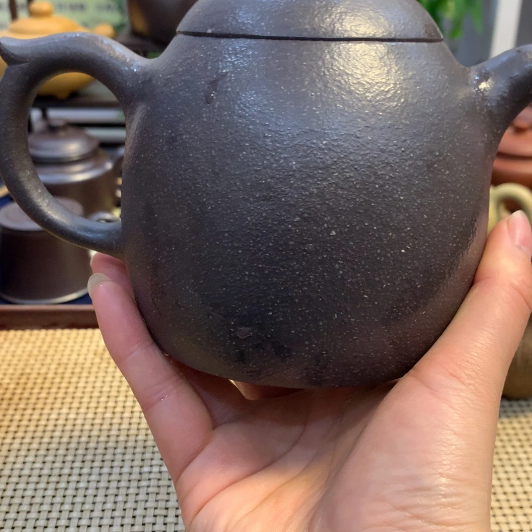 紫砂茶壶宜兴原矿天青500cc