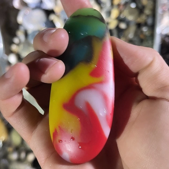 石英岩玉未镶嵌车挂