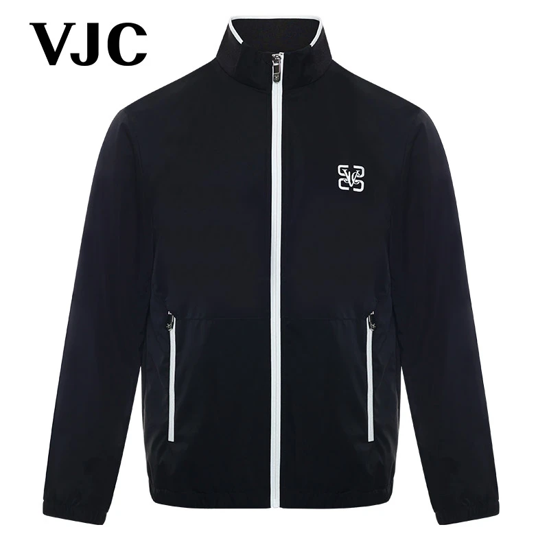 VJC/威杰思【专柜同款】2025年春季新款男装休闲外套刺绣D25AF1752