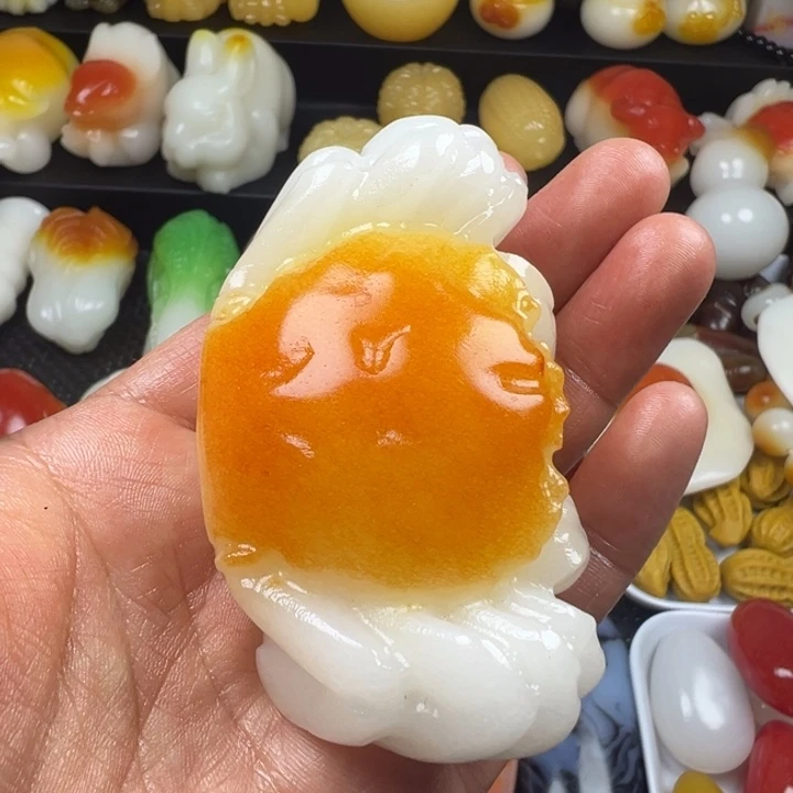 新疆戈壁五彩石金丝