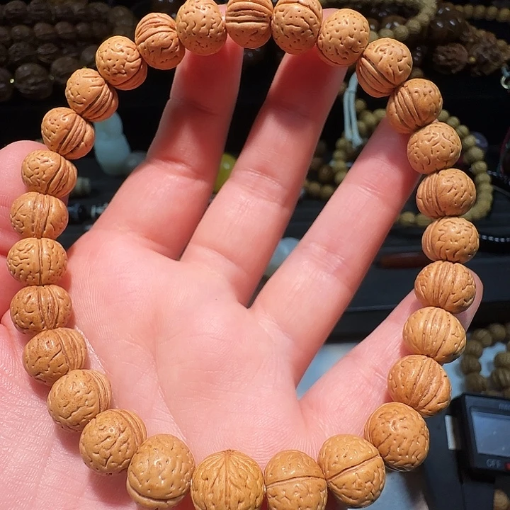 黑***长桃核吊坠桃核手串