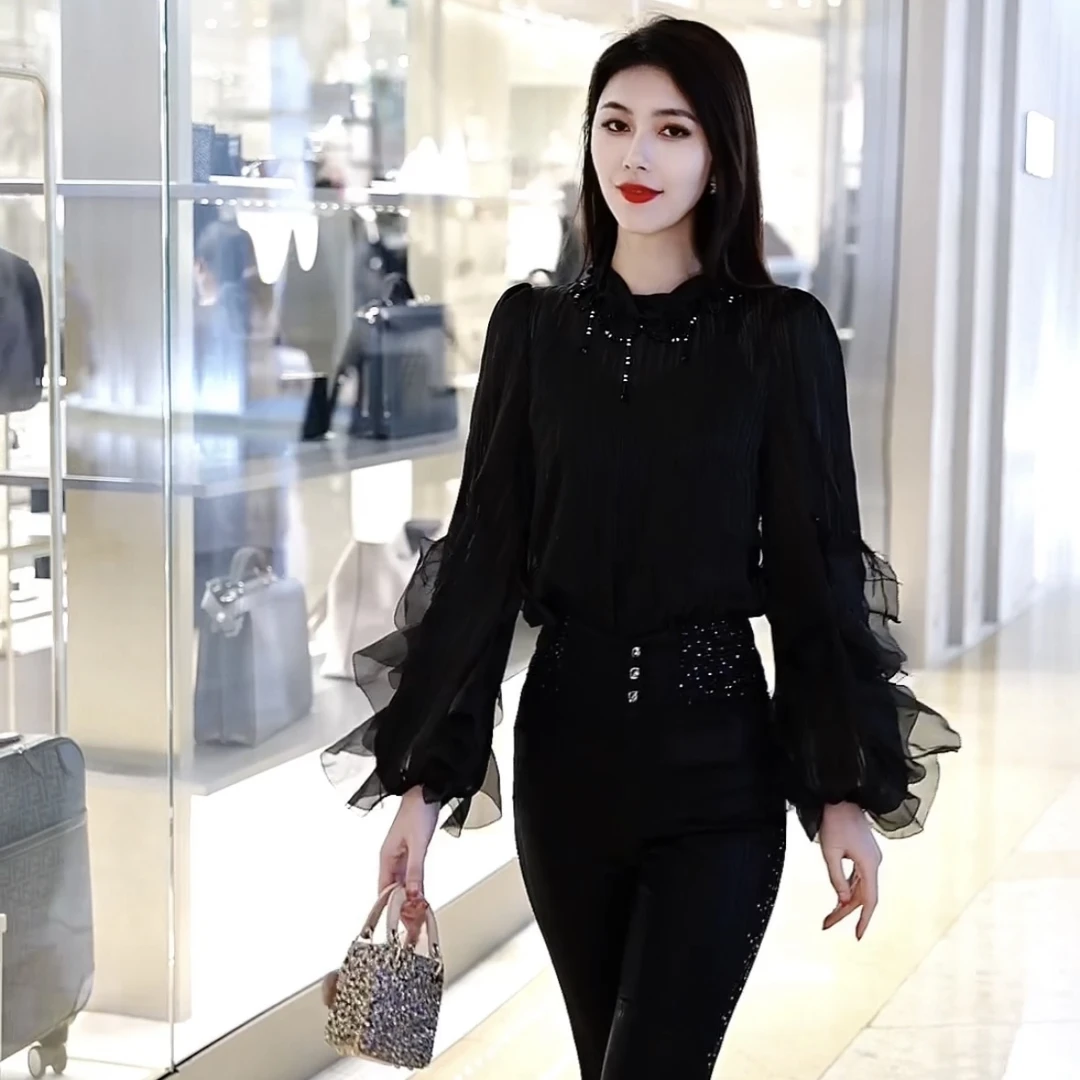 SEJI/瑟纪11.19【鱼生若花】重工气质上衣