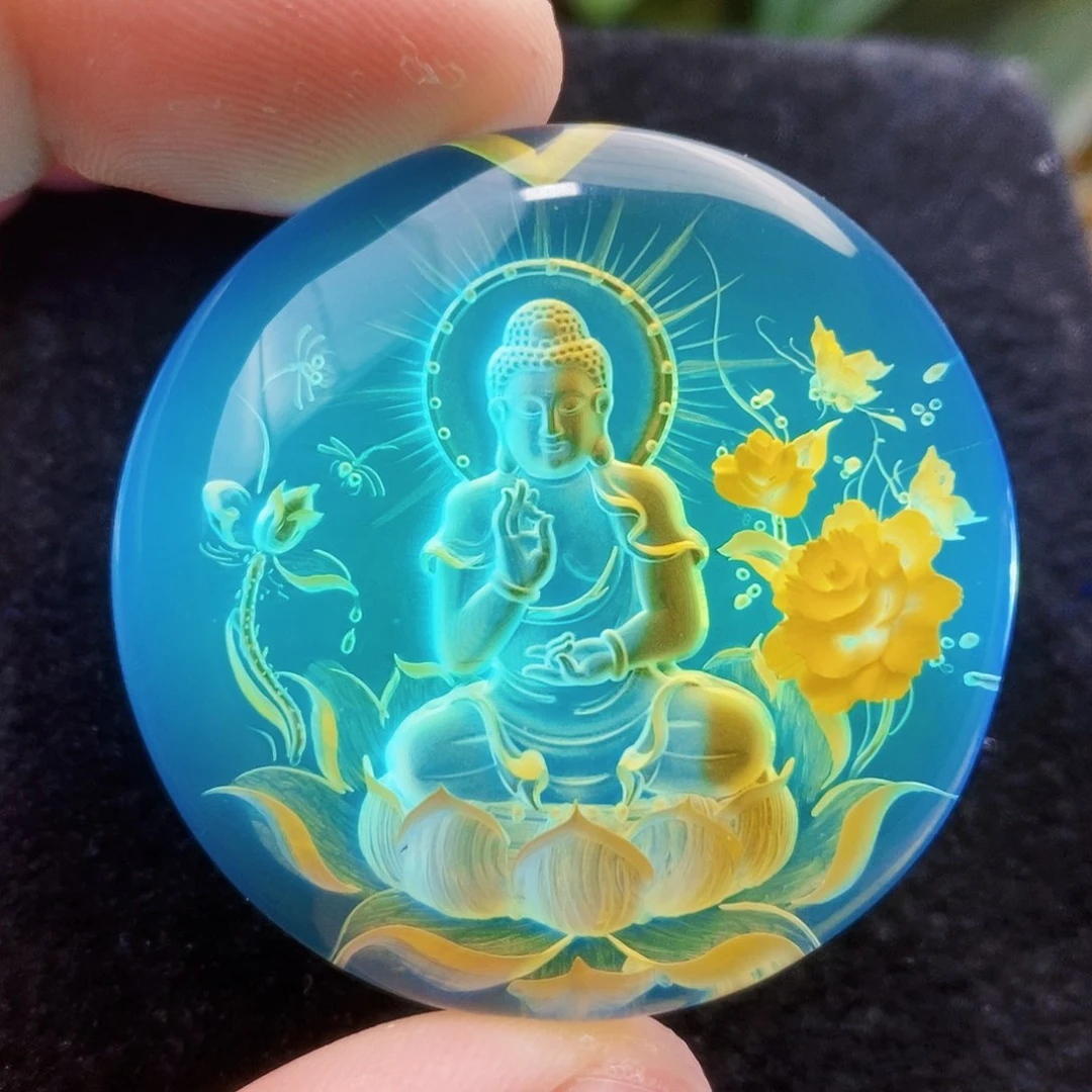 【闪购商品】蓝珀吊坠(不含链)未镶嵌