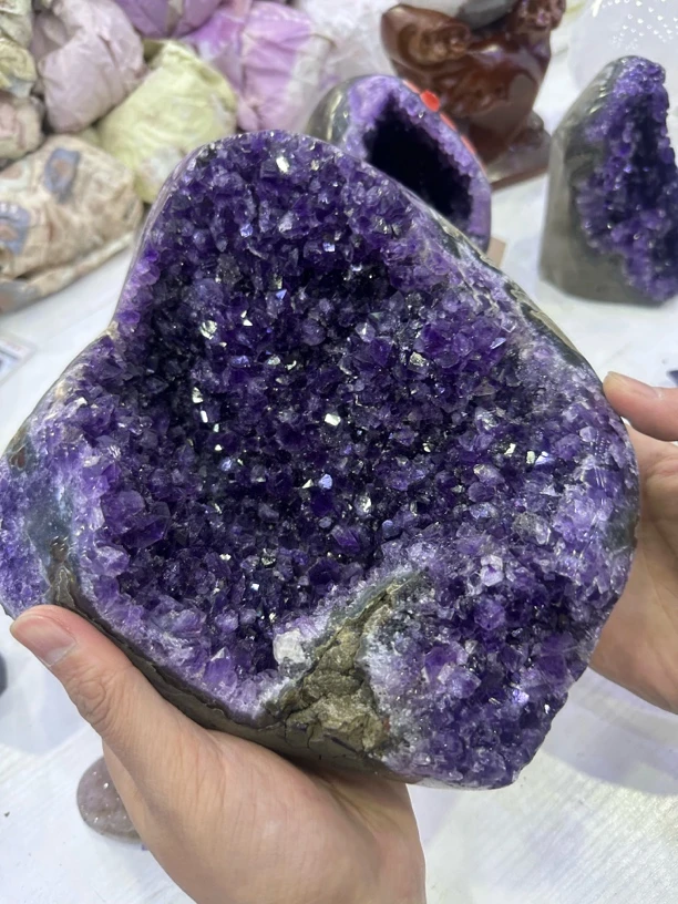 巴西乌拉圭紫水晶摆件