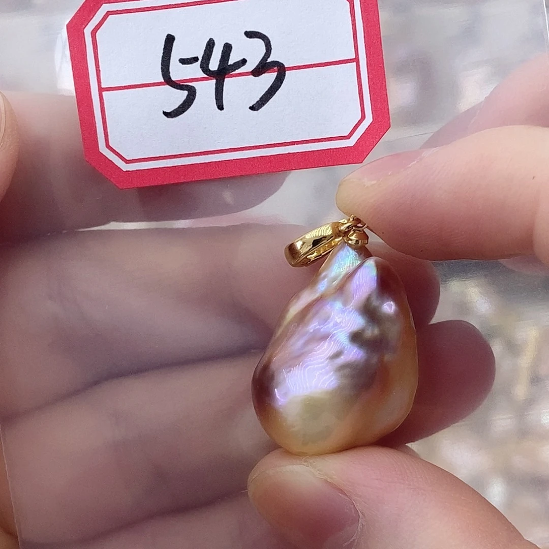 银S925镶嵌颈饰淡水珍珠