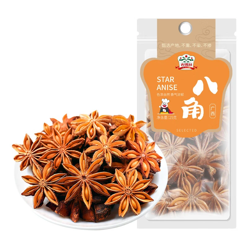嫩江供销社精选吉得利 八角25g*5袋