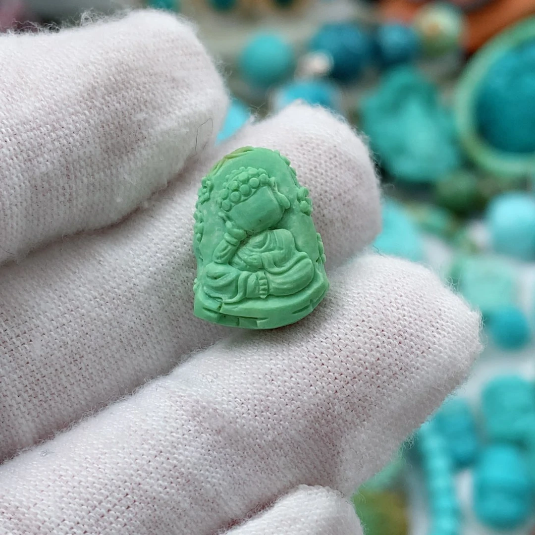 绿松石珠宝奇石未镶嵌