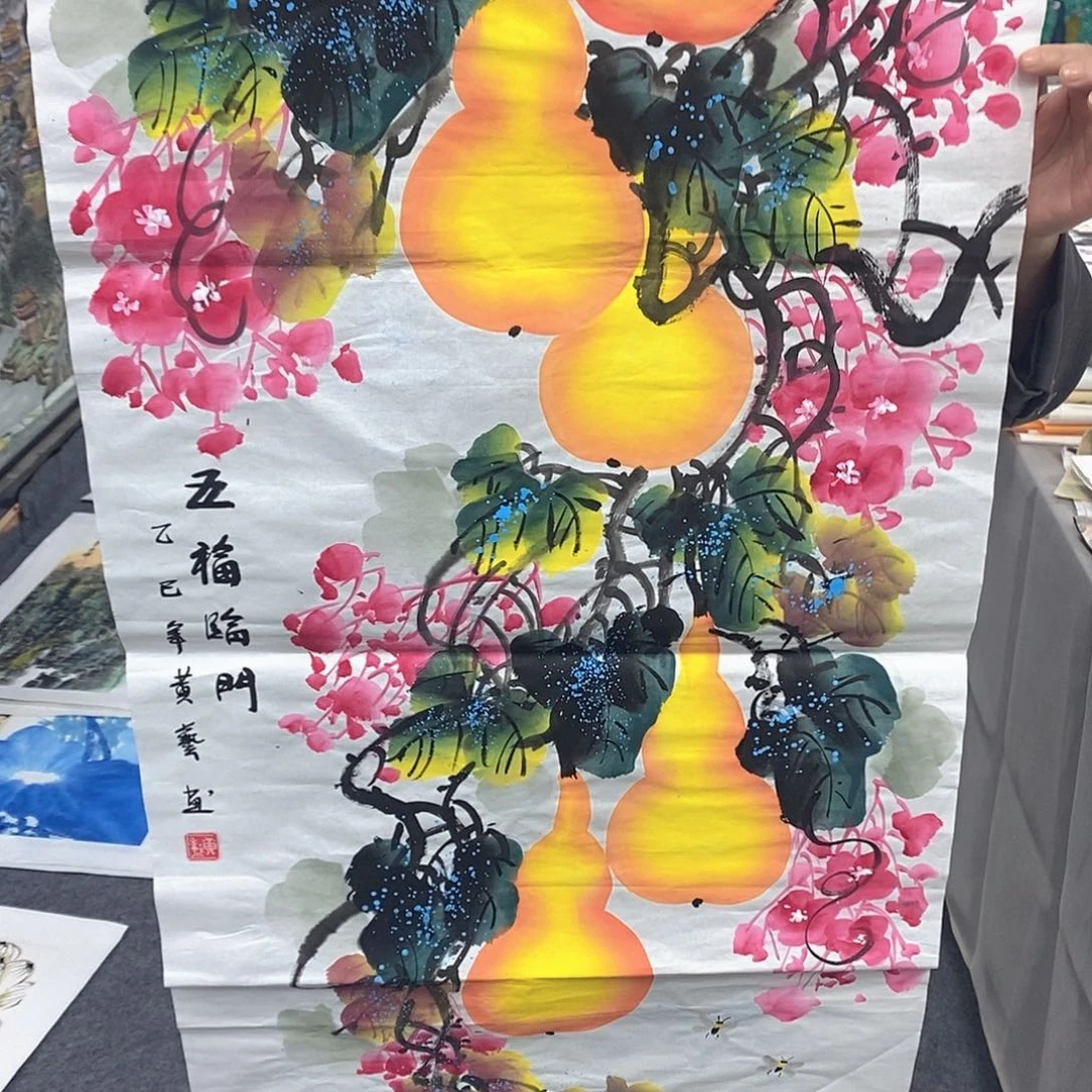国画国画手绘作品
