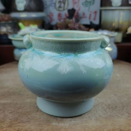 景德镇手工高温陶瓷：内口8.5高10.5